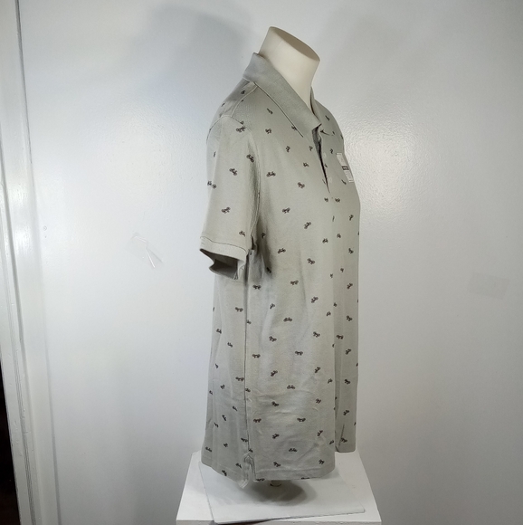 Lee Mens Tan Polo Casual Top Sz Lg - Picture 6 of 9